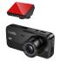 HOCO DV15 Car Dash Camera with Front and Back 720P Video Recorder, 2-inch IPS HD Screen, Three Lens Type, Ultra Wide-Angle Lens, HD Night Vision Loop Recording and Sound Recording - Black